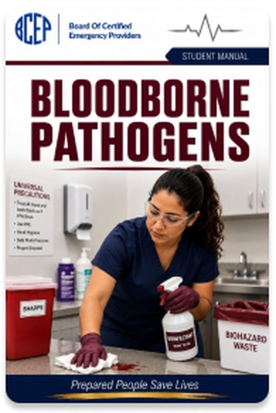 Bloodborne Pathogens student manual cover