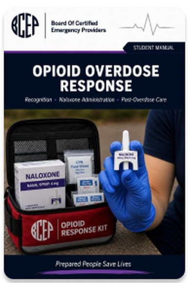 Opioid Overdose Response student manual cover