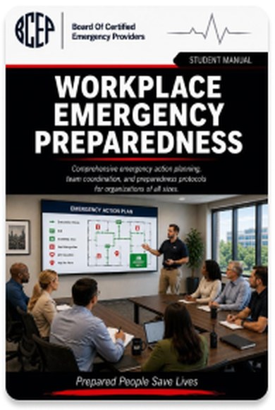 Workplace Emergency Preparedness student manual cover