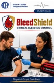 BCEP bleedshield student manual cover