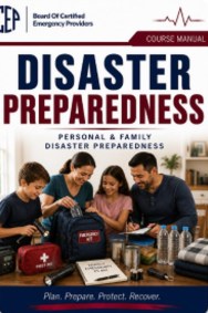 BCEP disaster student manual cover